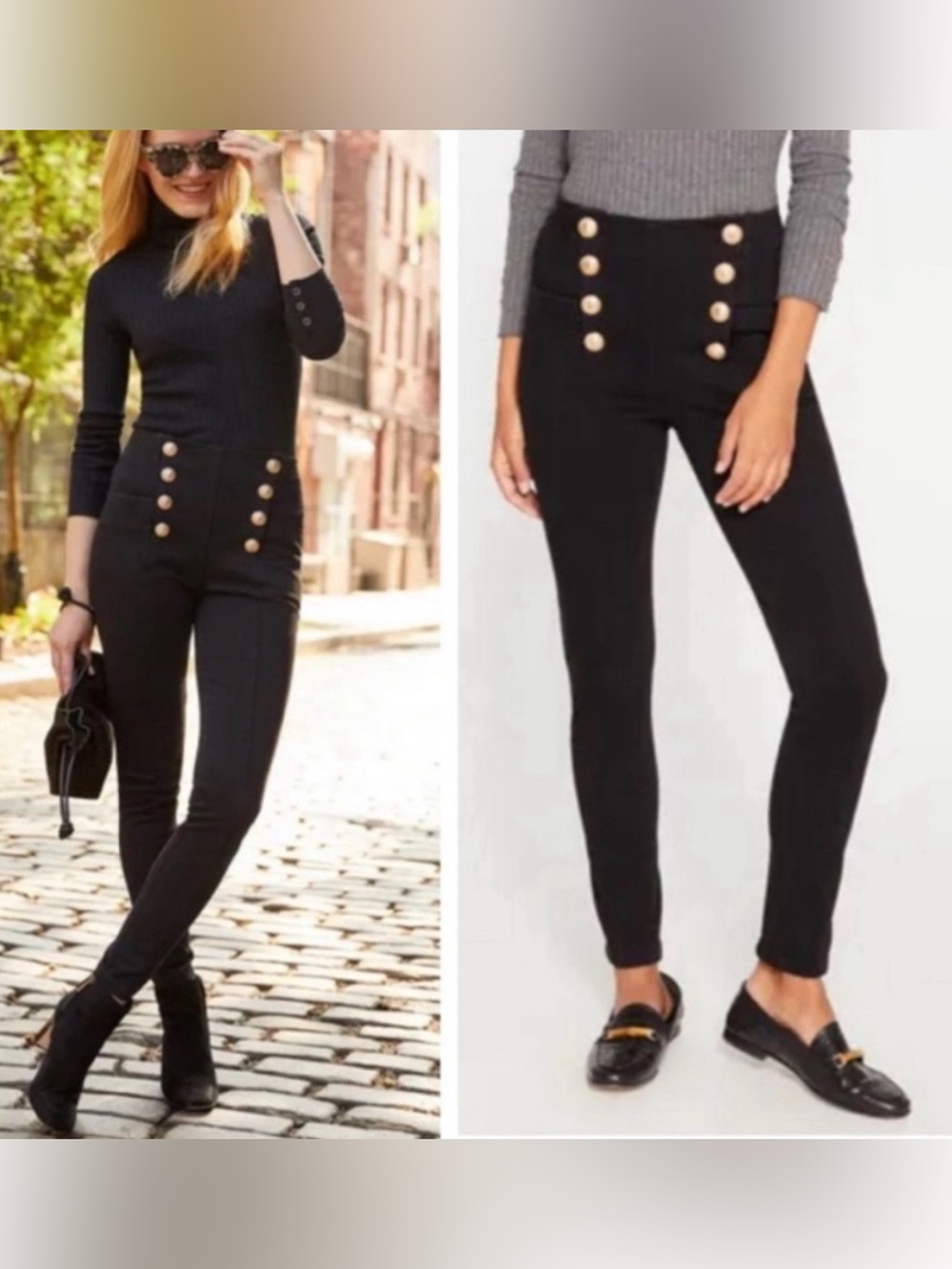 J. McLaughlin Hastings Jeans Black Size 4 High Rise Skinny Sailor Neutral